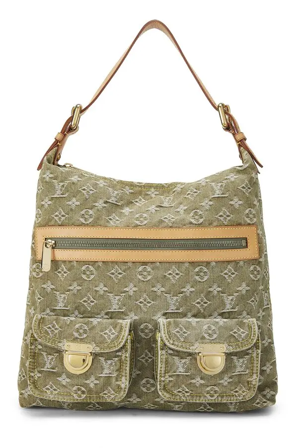Vintage LOUIS VUITTON monogram denim baggy gm