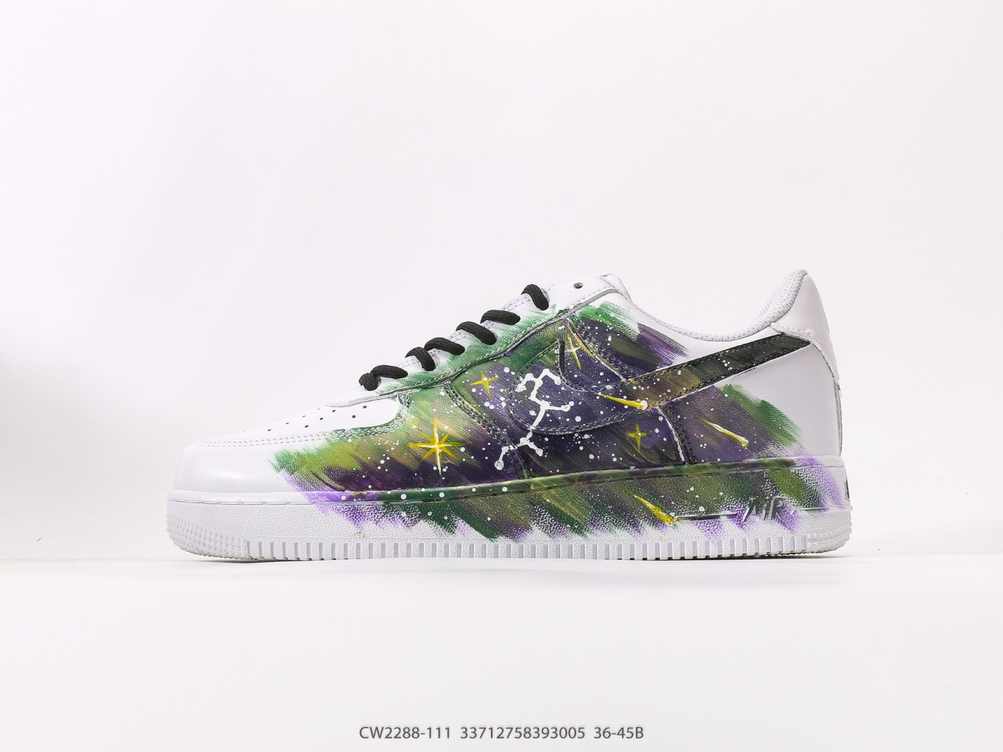 Nike Air Force 1 Low Galaxy Purple Custom