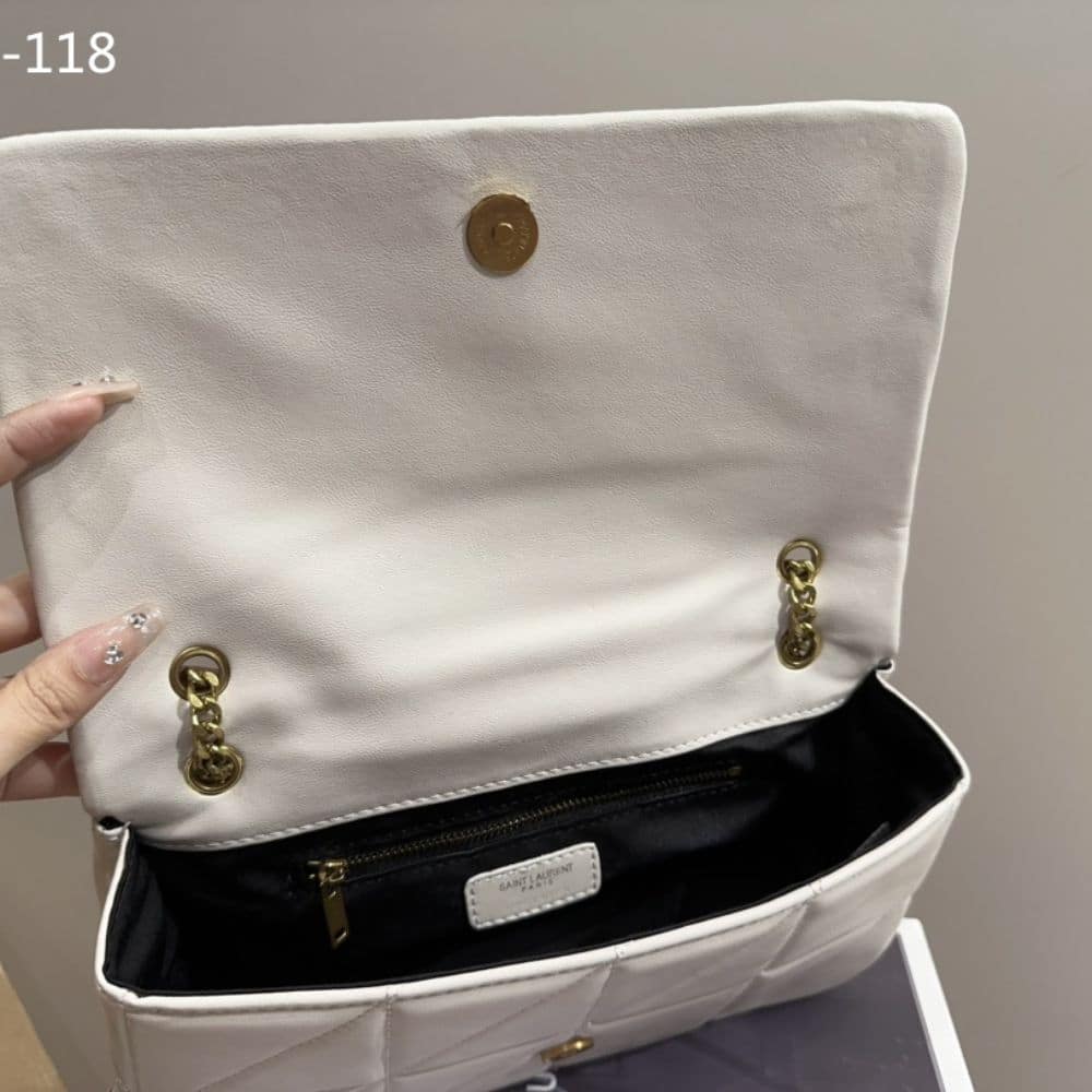 Saint Laurent Jamie Medium In White 26Cm