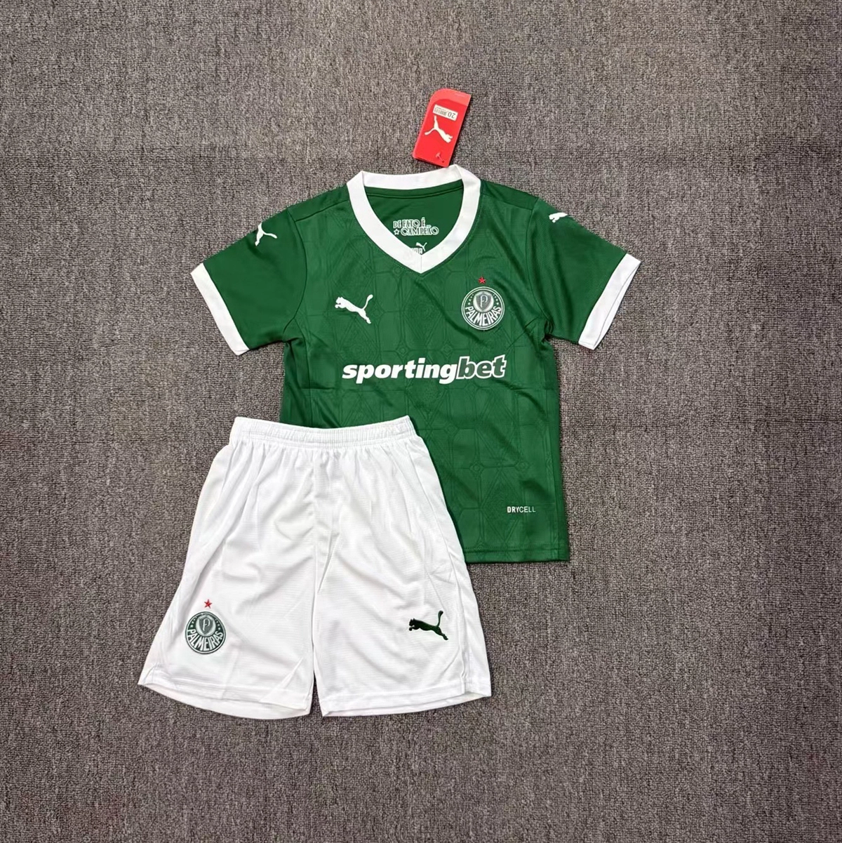 2025-26 Palmeiras Home Kids Football Jersey