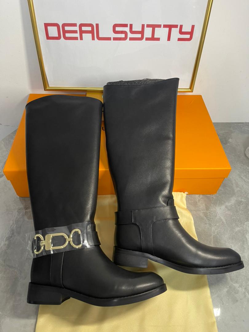 Louis Vuitton Westside Flat High Boot Black 1Ac6V8