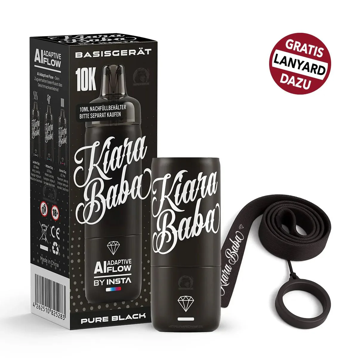 Kiara Baba Vape 10K Akku + Verdampfer