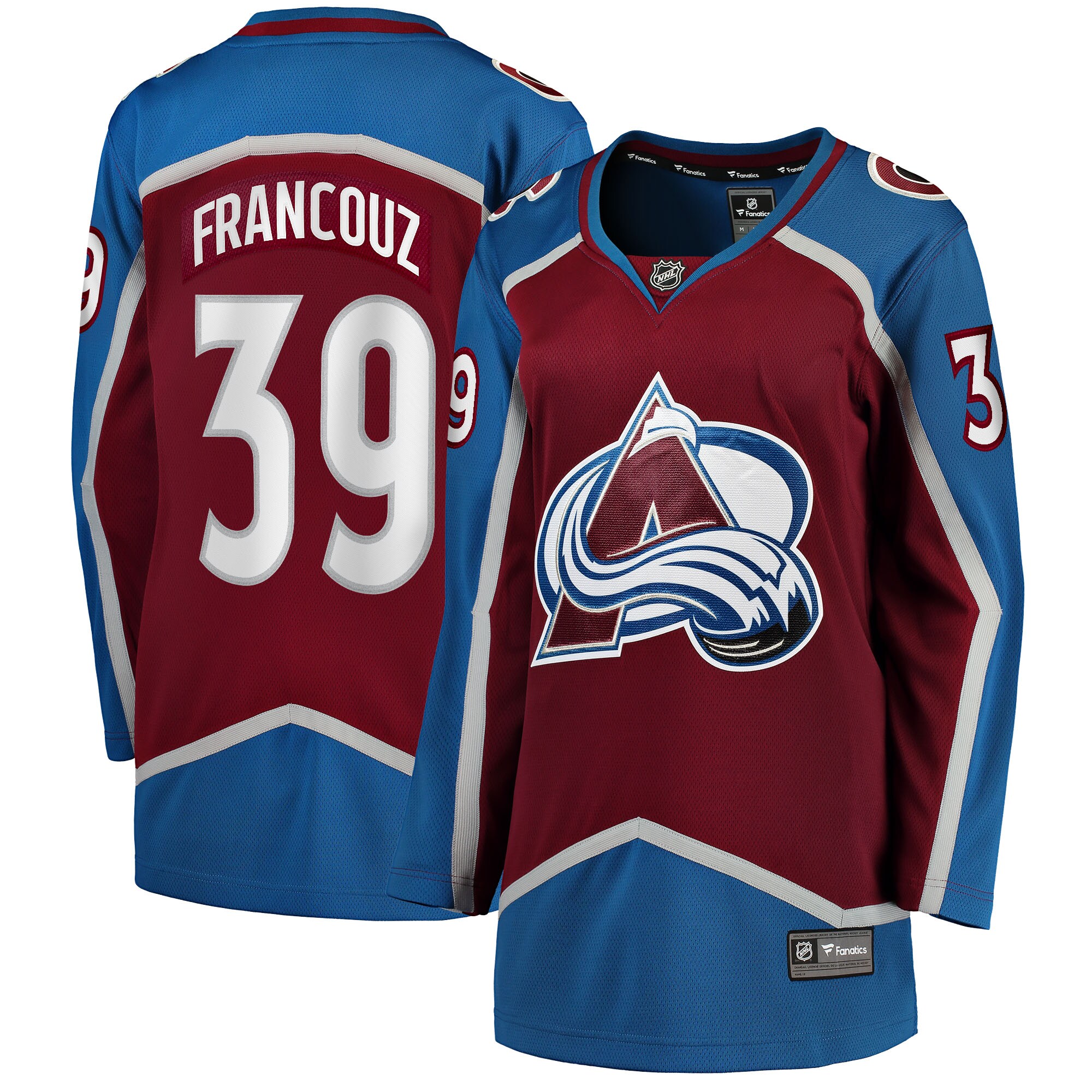 Pavel Francouz Colorado Avalanche Fanatics Women’s Home Breakaway Player Jersey – Burgundy