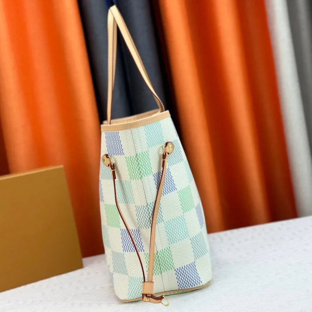 Louis Vuitton Neverfull MM Damier Canvas Pistachio 31Cm