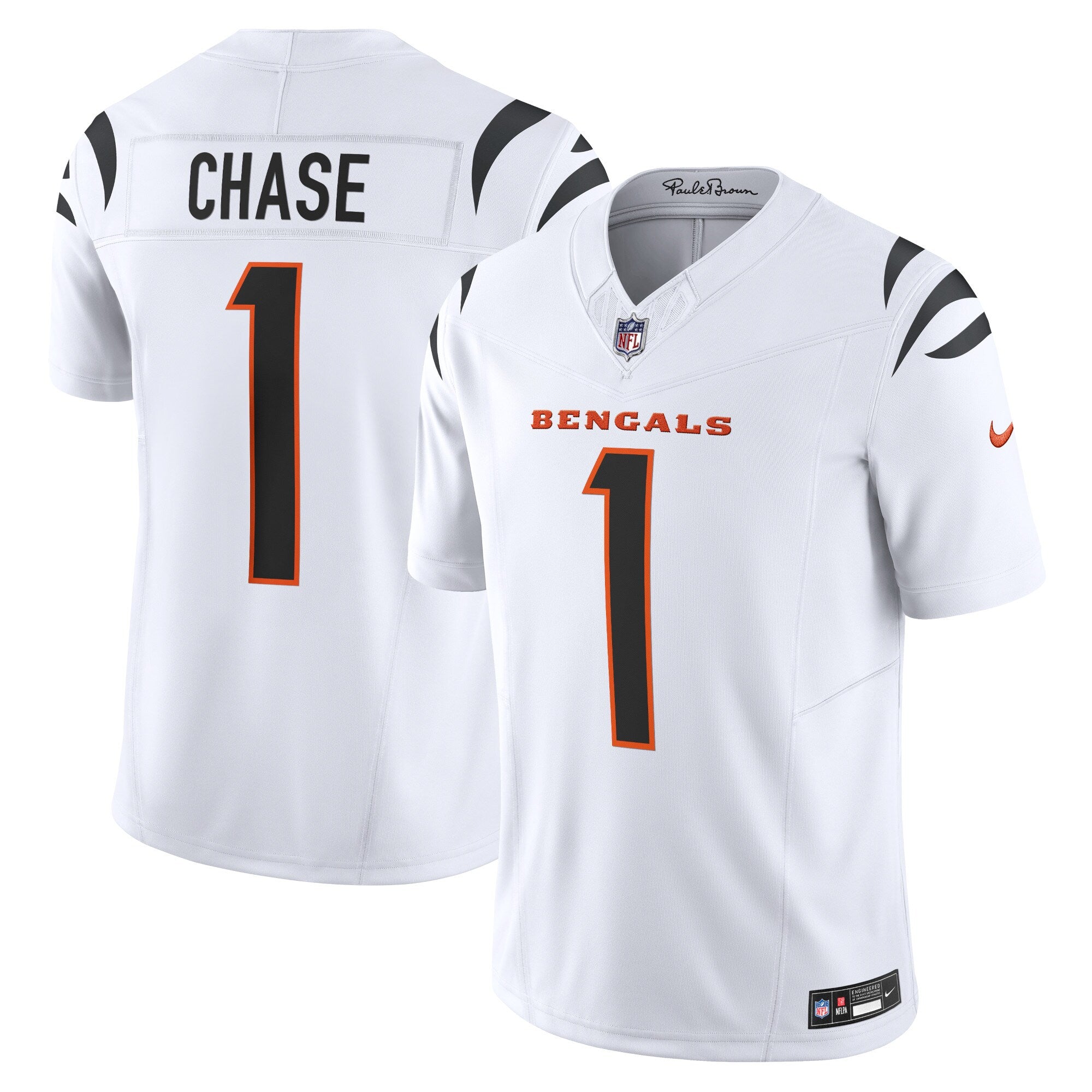 Ja'Marr Chase Cincinnati Bengals Nike Vapor F.U.S.E. Limited Jersey - White