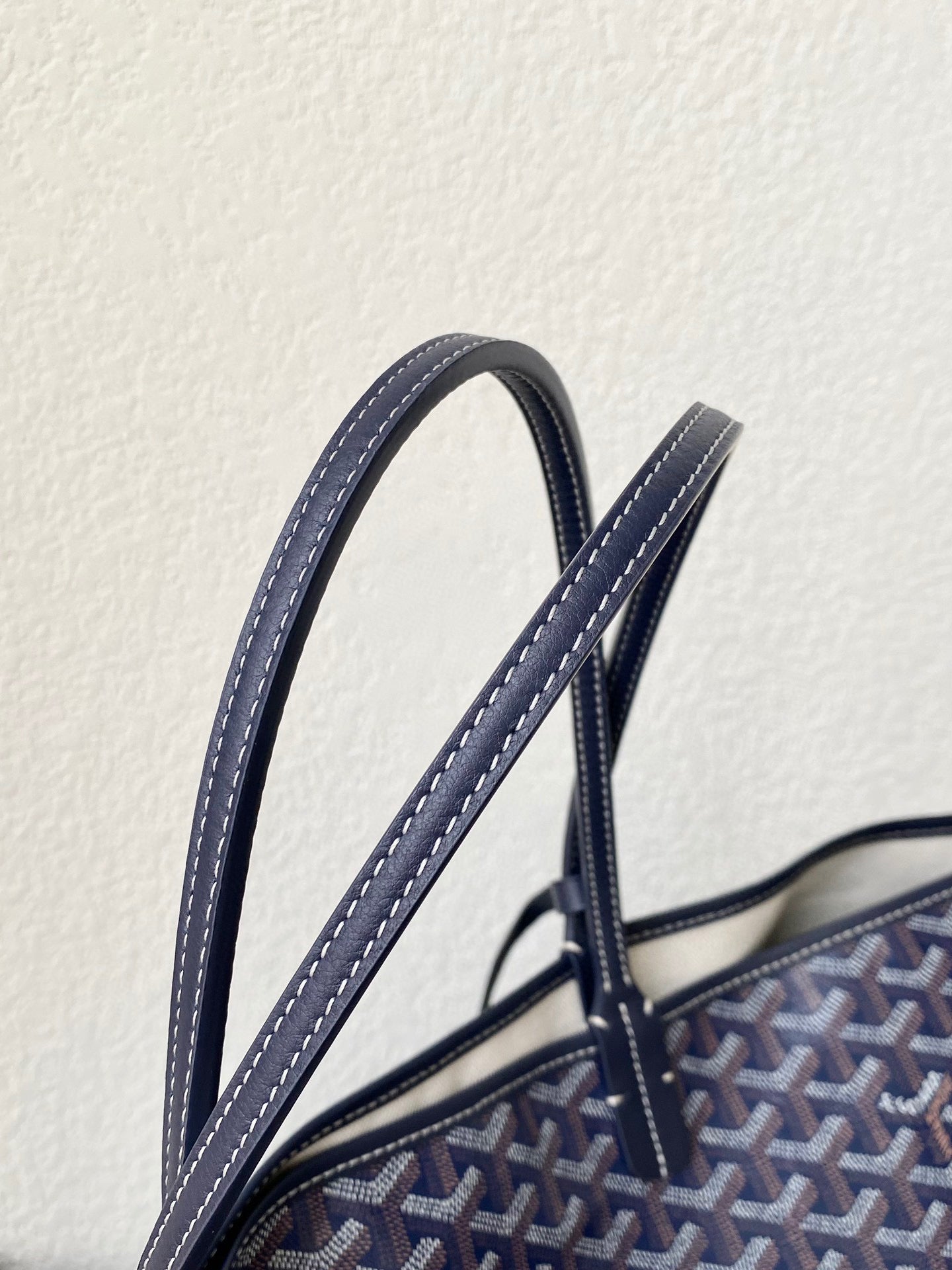 Goyard Saint Louis Gm 40Cm Navy Blue Canvas