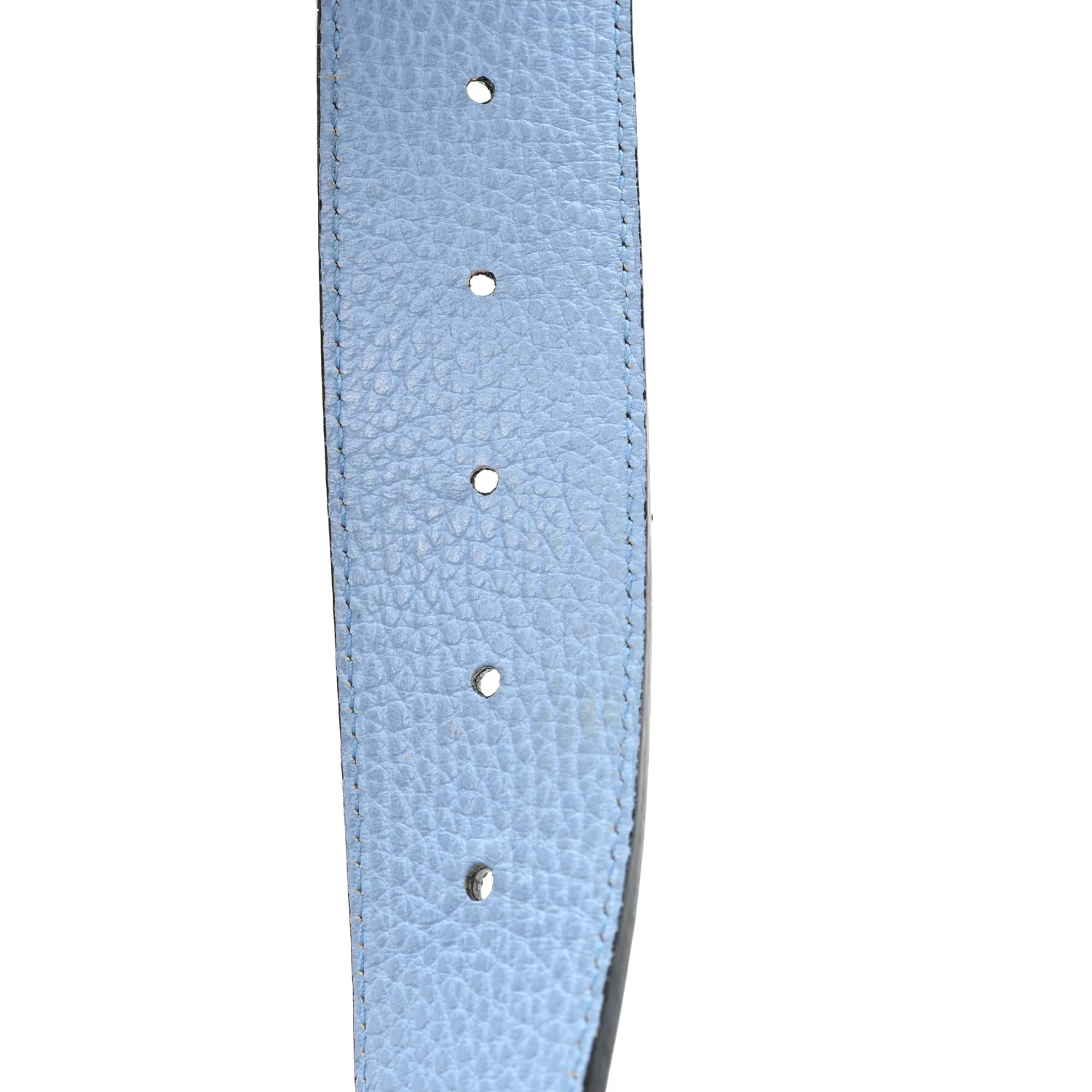 Dollar Calfskin 1973 Reversible Belt 90 36 Black Mineral Blue
