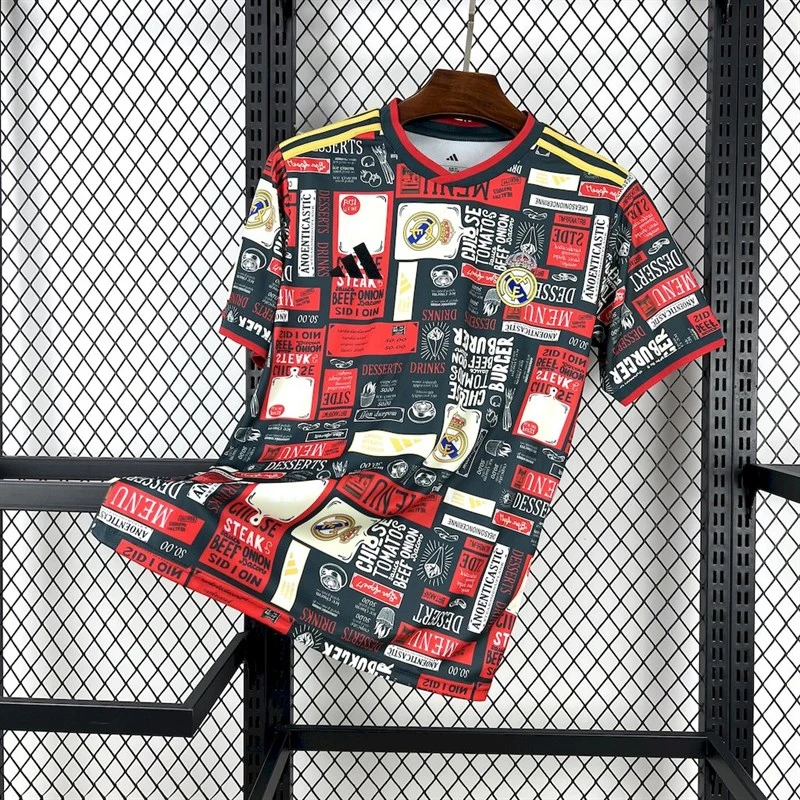 2025-26 Real Madrid Graffiti Cricket Jersey Football jersey