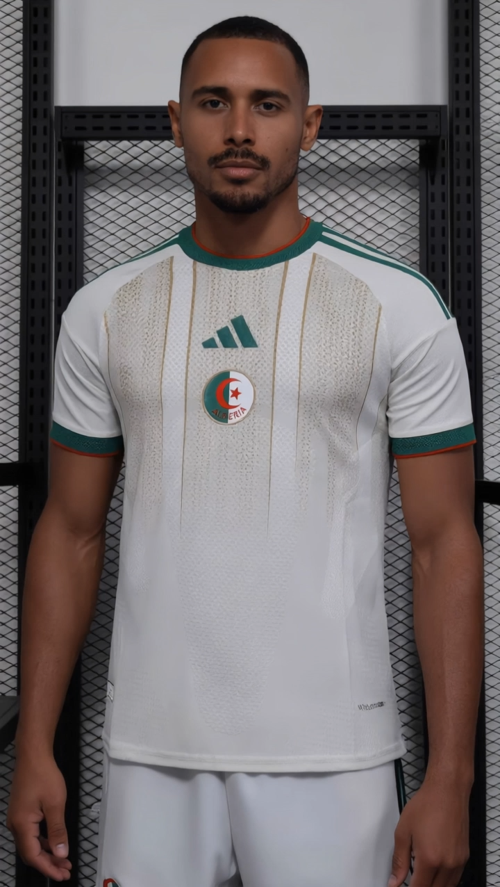 World Cup 2026 Algeria Team Home Football Jersey Player Version - JerseyFun