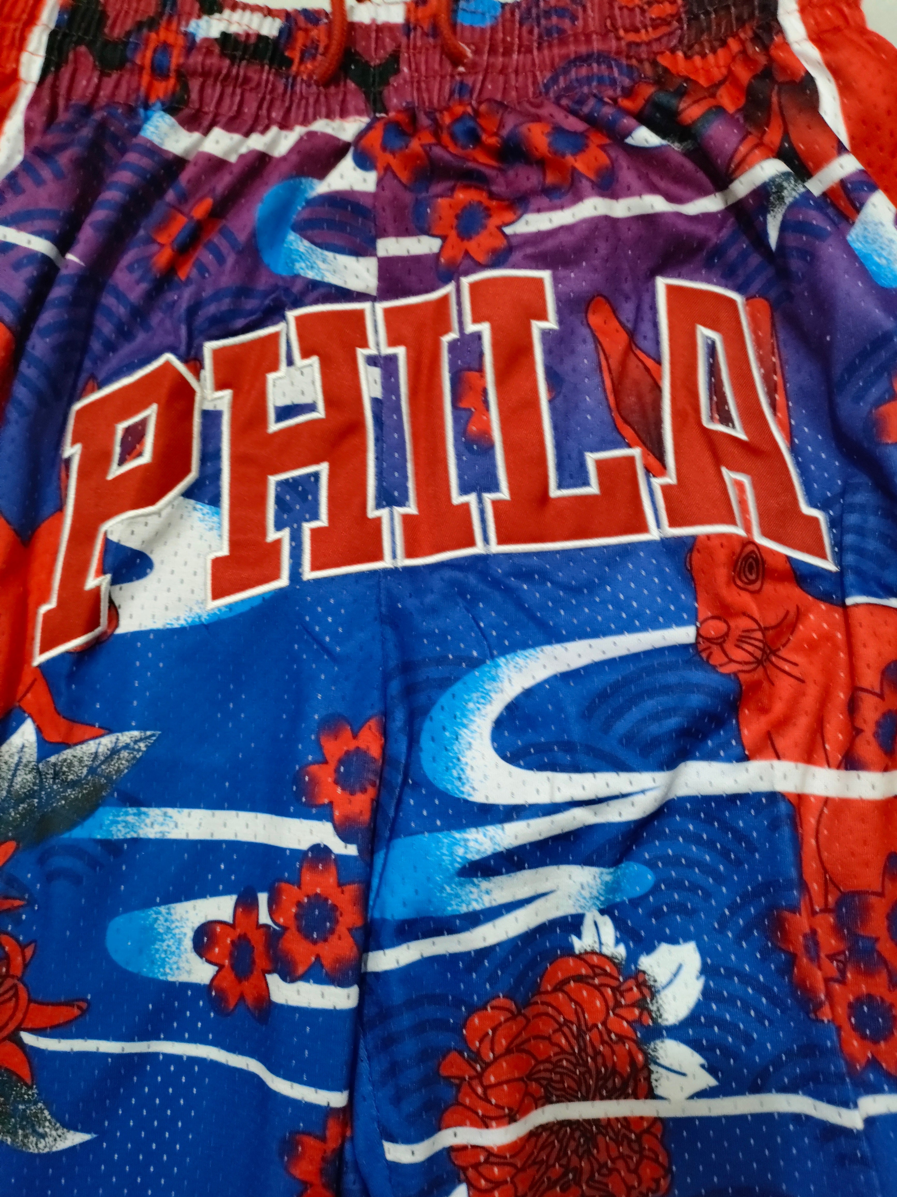 Philadelphia 76ers Blue Year of the Rabbit Pocket Pants