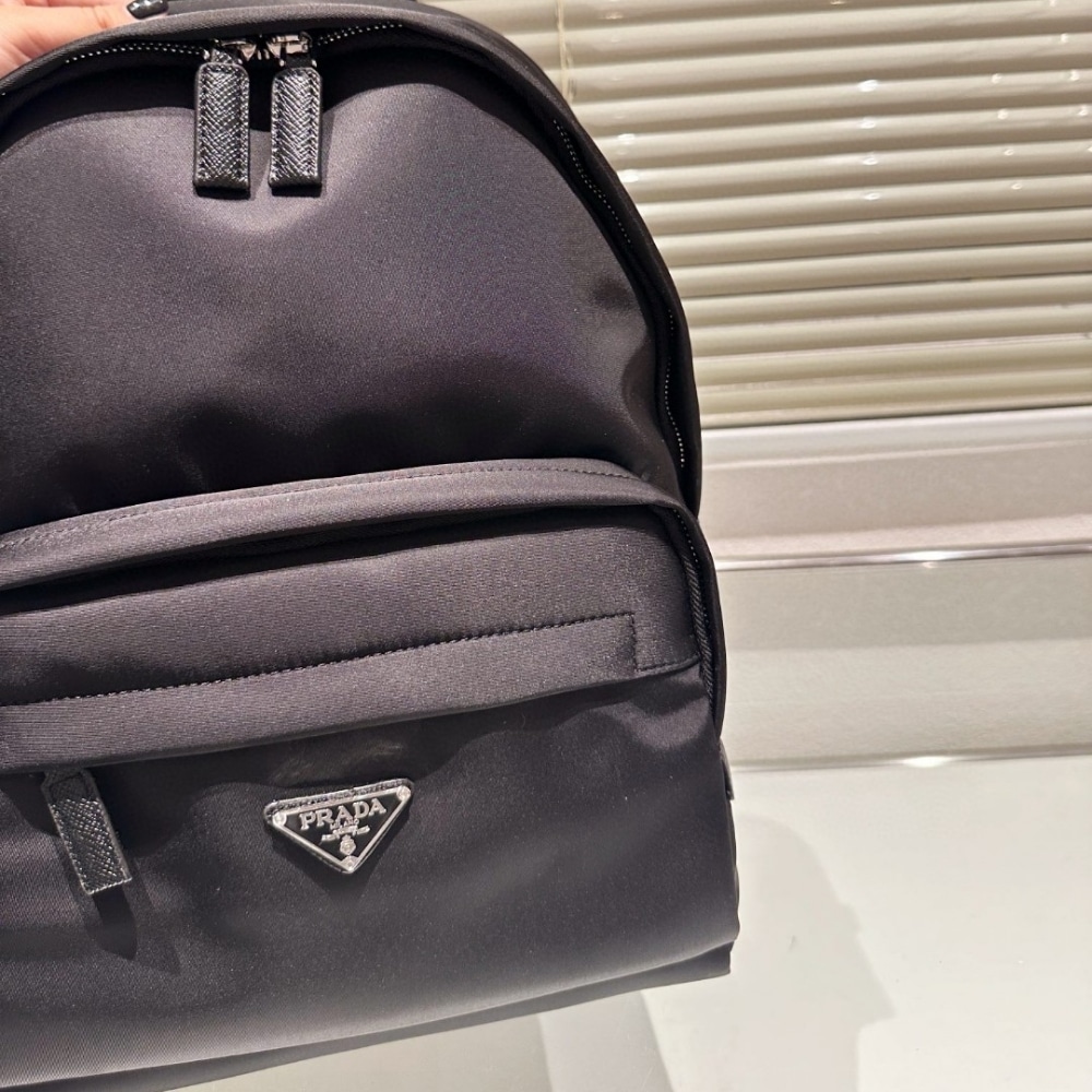 Prada Re Nylon Backpack Black 42Cm