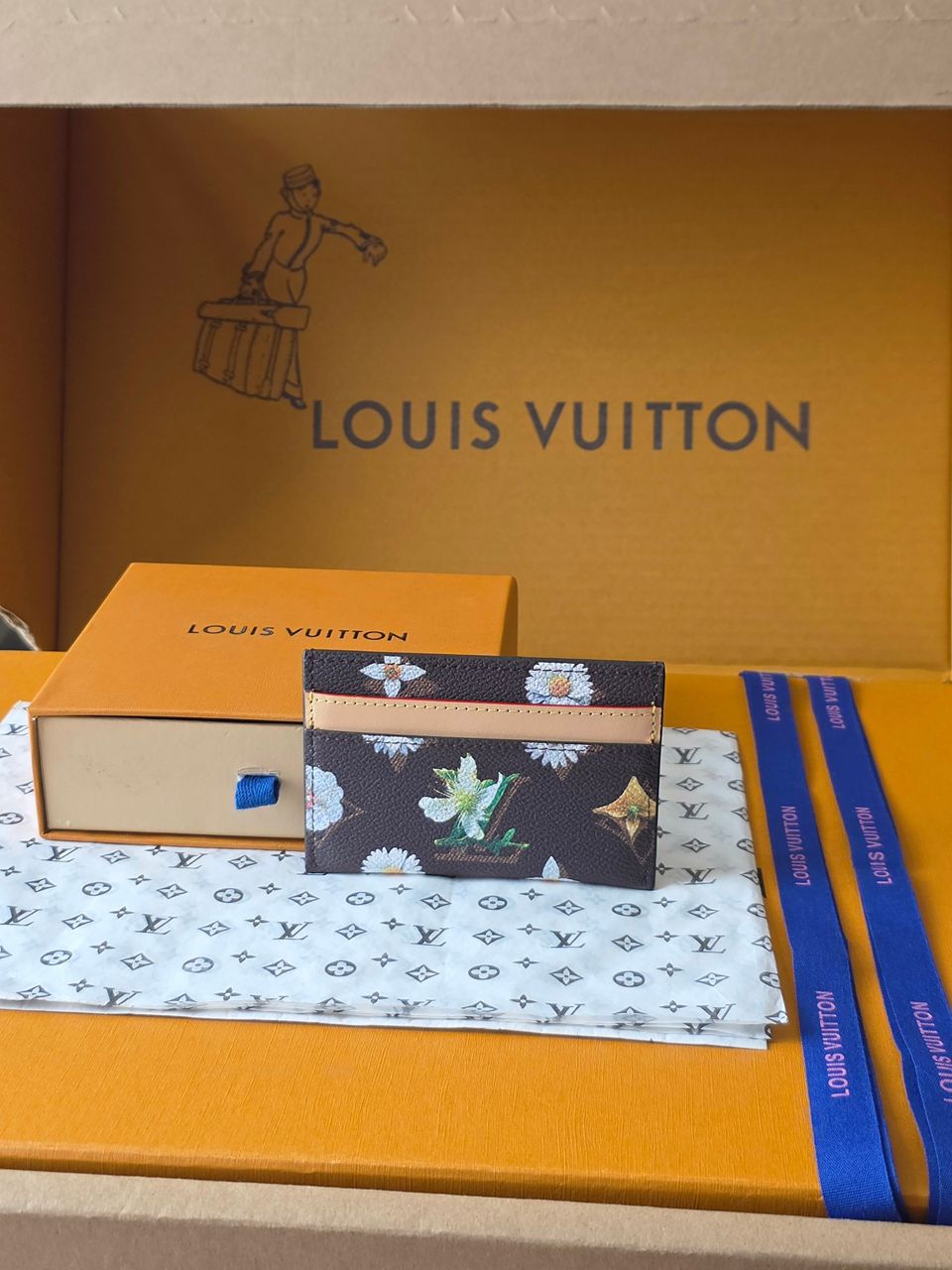 Louis Vuitton Double Card Holder 11cm M27551