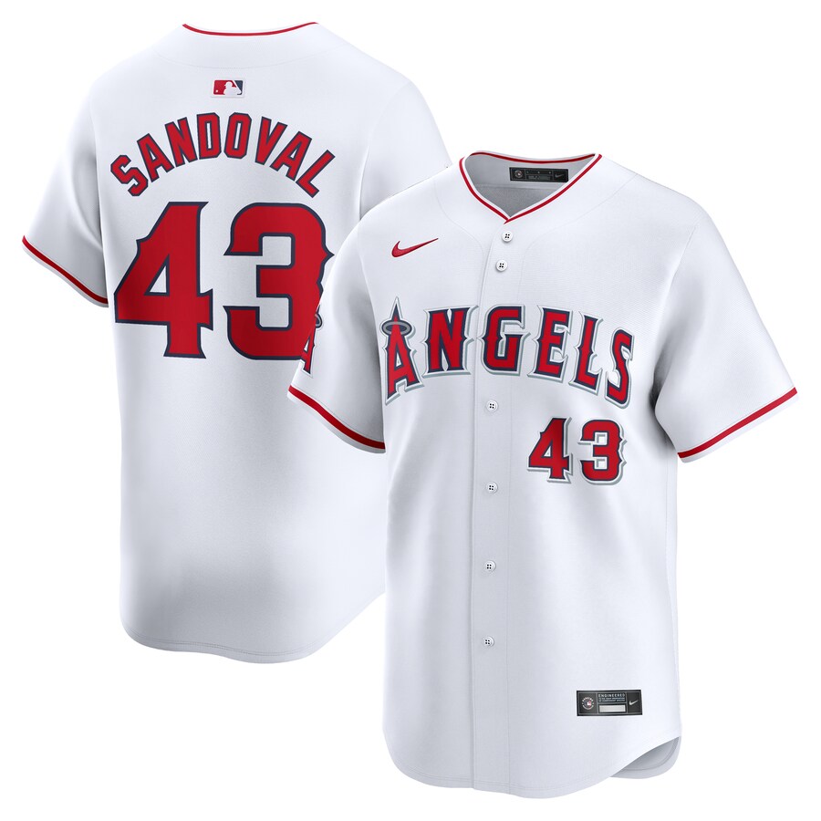 Patrick Sandoval Los Angeles Angels Home Limited Player Jersey White