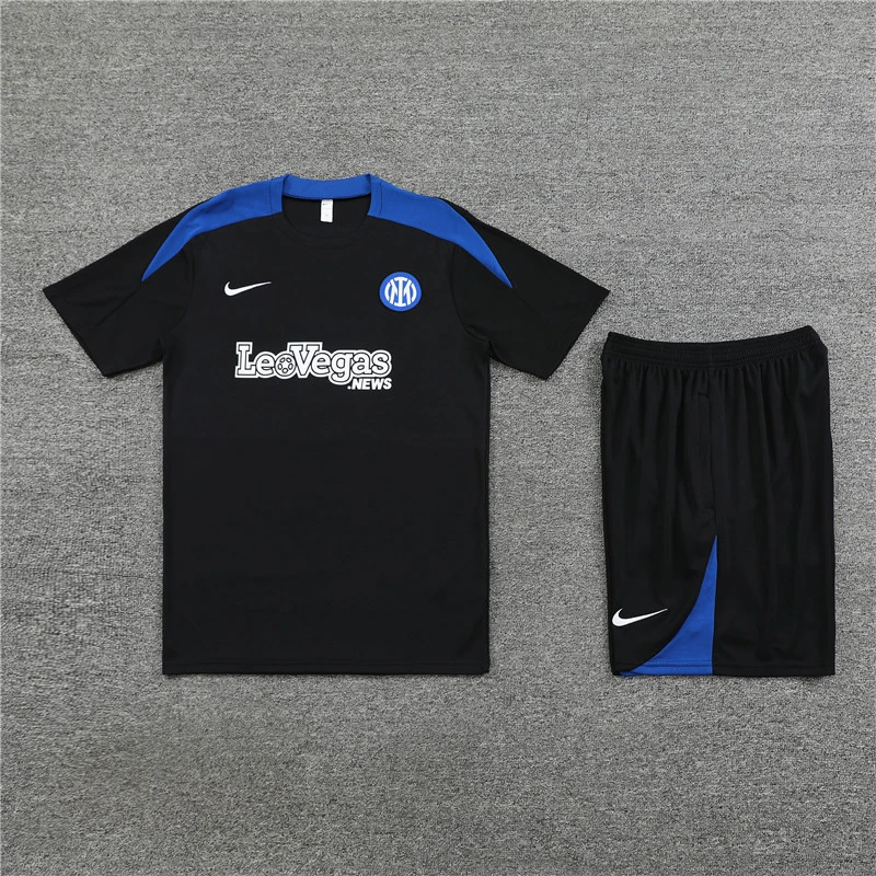 24-25 Short Sleeve Training Wear Inter Milan Black