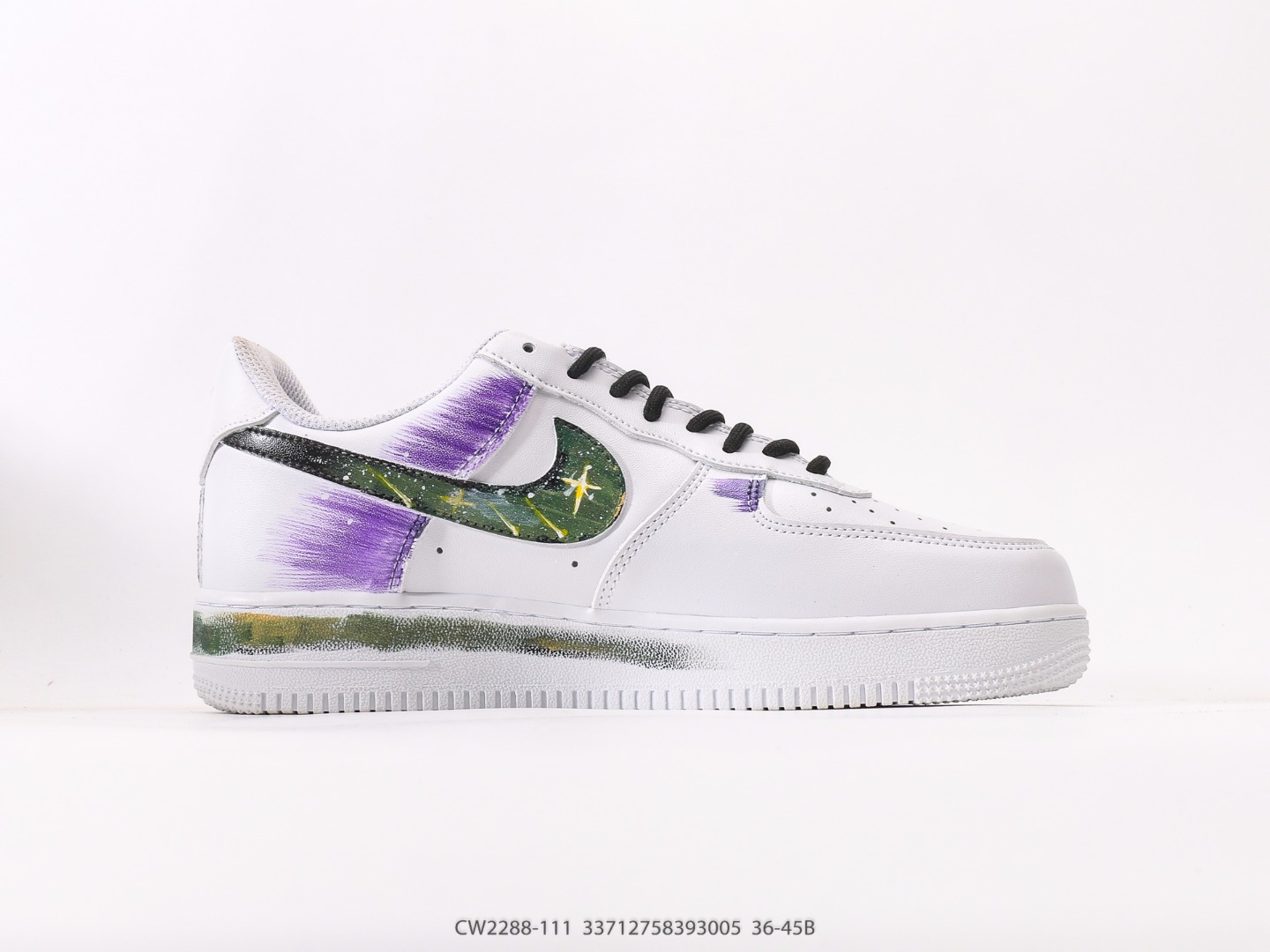 Nike Air Force 1 Low Galaxy Purple Custom