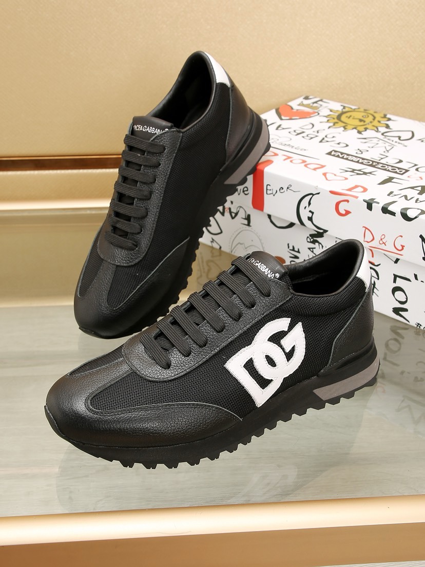 DOLCE & GABBANA Mixed-material DG CUSHION sneakers