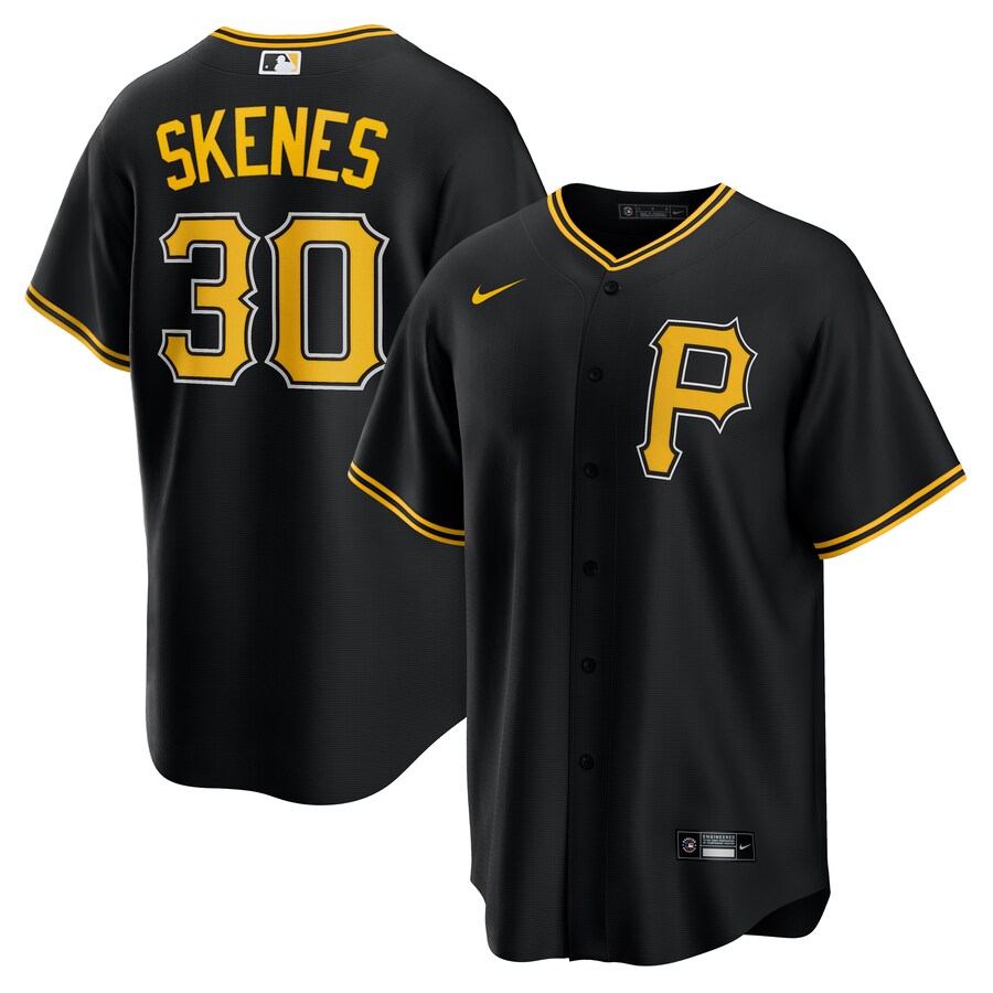 Paul Skenes Pittsburgh Pirates Alternate Player Jersey Black