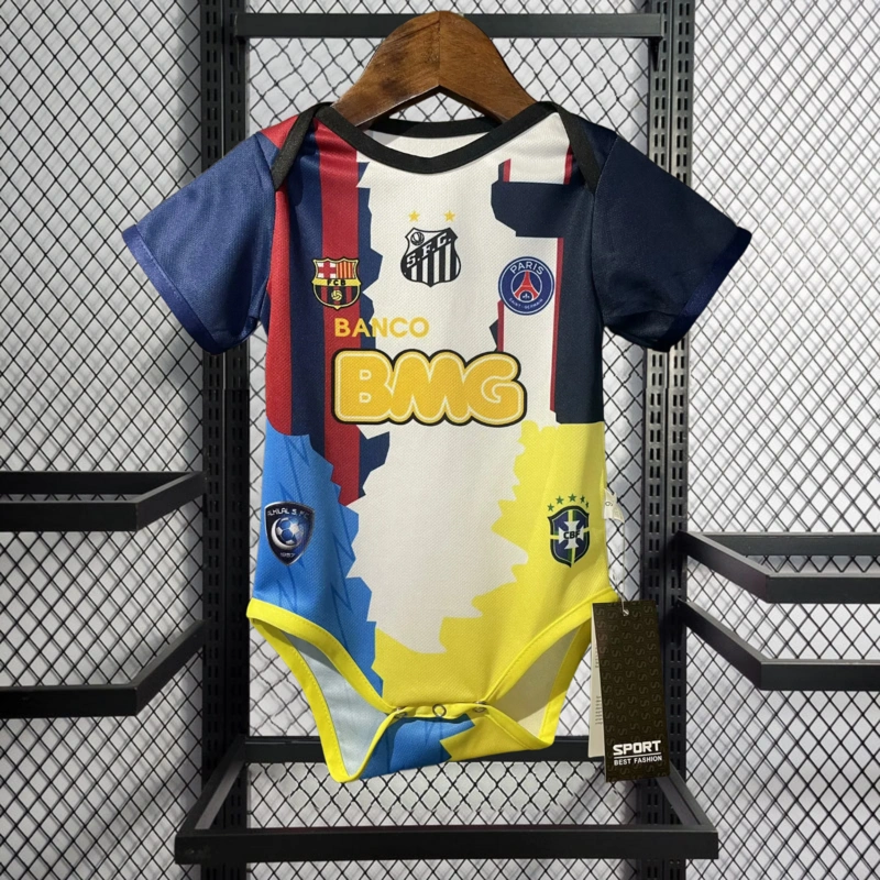 2025-26 Baby NEYMAR JR Santos Barcelona PSG Brazil Al Hilal Football jersey