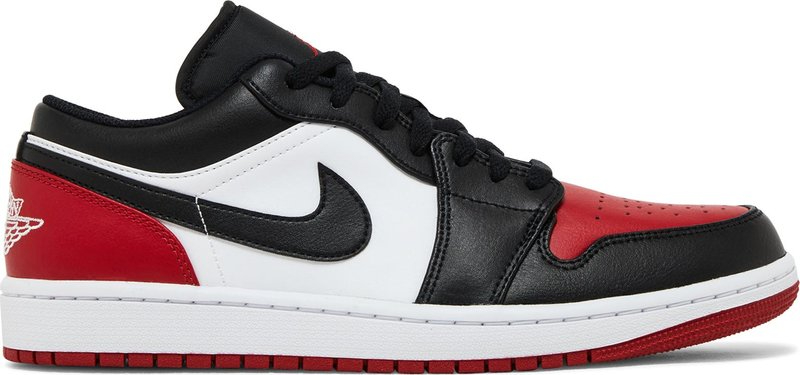 Air Jordan 1 Low Bred Toe 2.0 553558-161