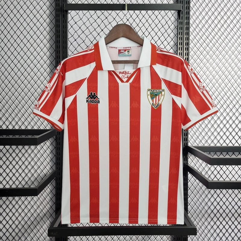Retro 1995-97 Athletic Bilbao home Football jersey