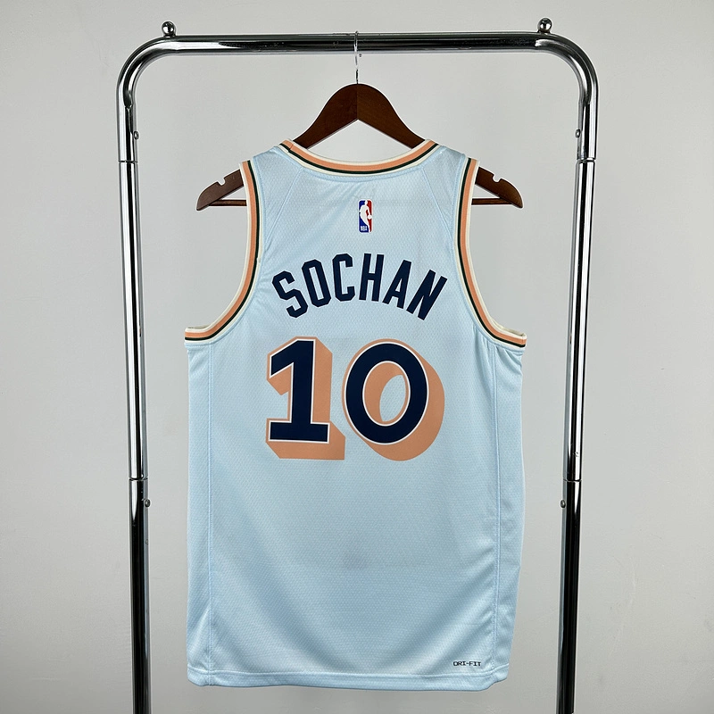 2025 NBA San Antonio Spurs 10 SOCHAN Basketball Jersey
