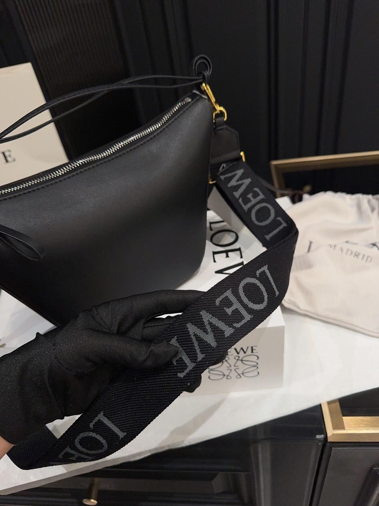 Loewe Hammock Hobo Shoulder Bag