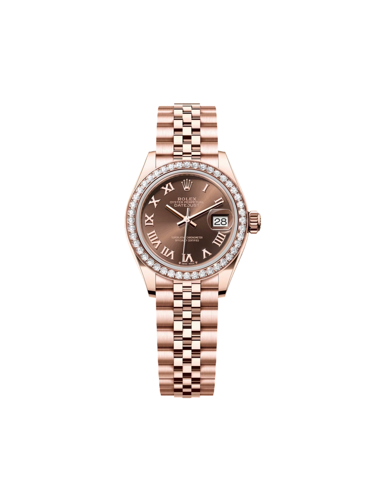 Rolex  Lady-Datejust 28mm 279135RBR Chocolate Roman Dial