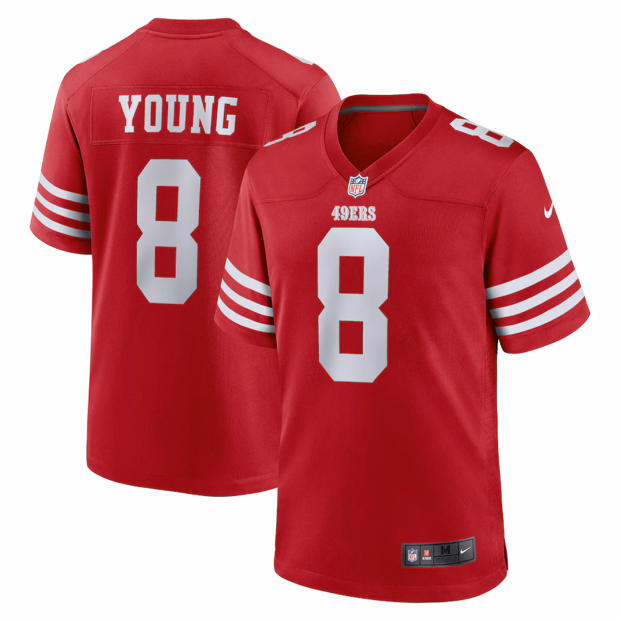 Steve Young San Francisco 49ers Nike Retired Player Game Jersey - Scarlet