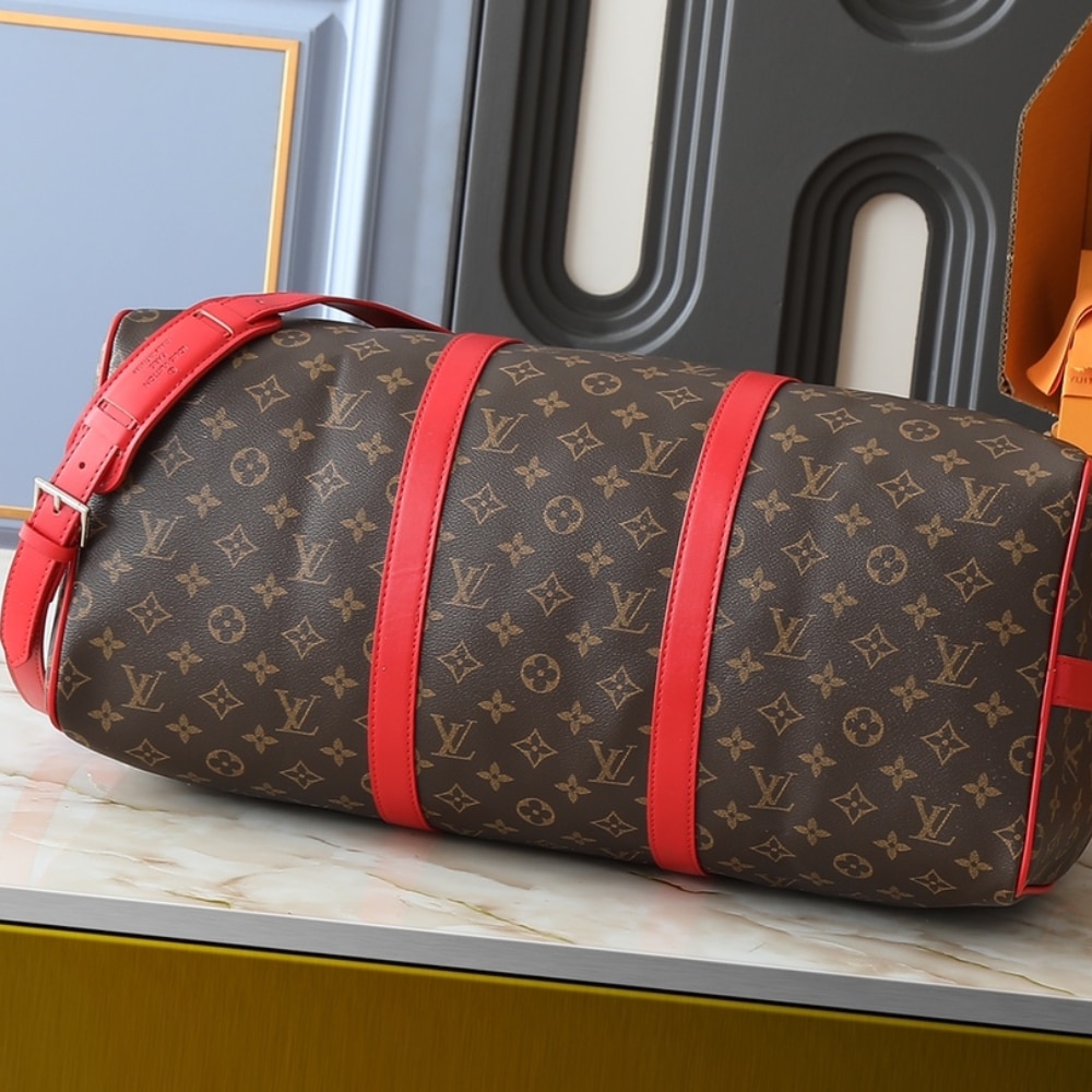 Louis Vuitton Keepall Bandoulière 45 Sari Red 50cm M13808