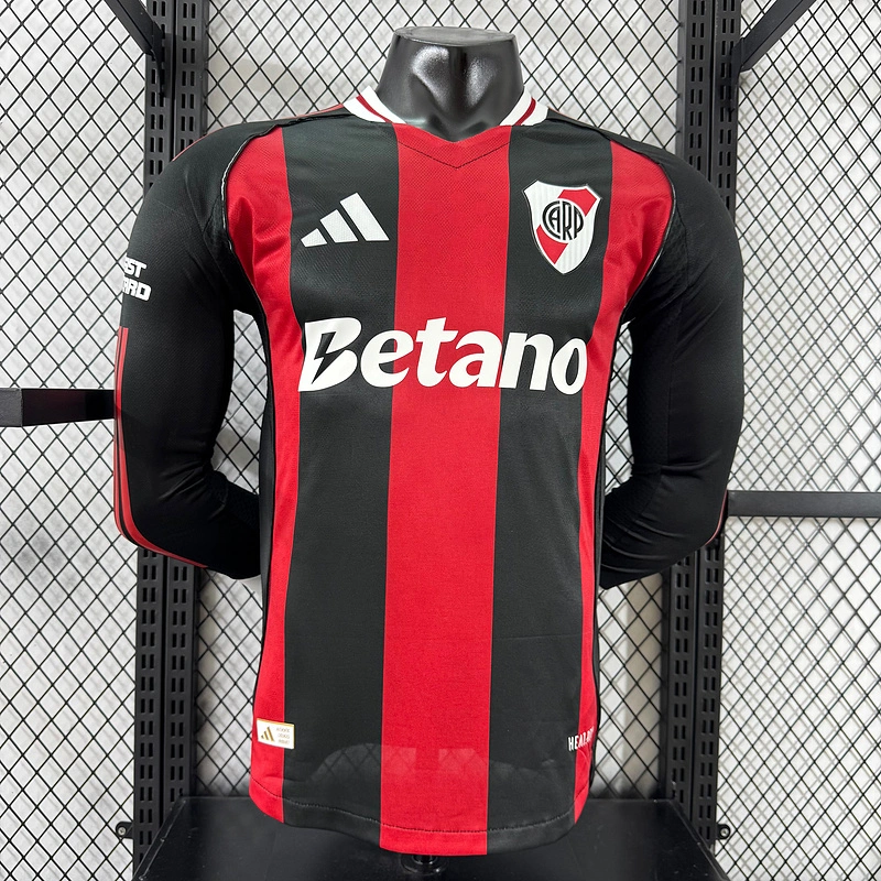 Player 2025-26 River Plate Home Long Sleev Football jersey
