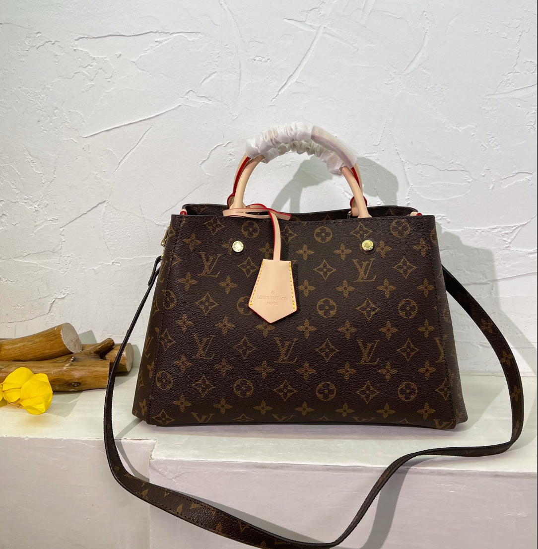Louis Vuitton Montaigne MM Brown 35Cm M41056