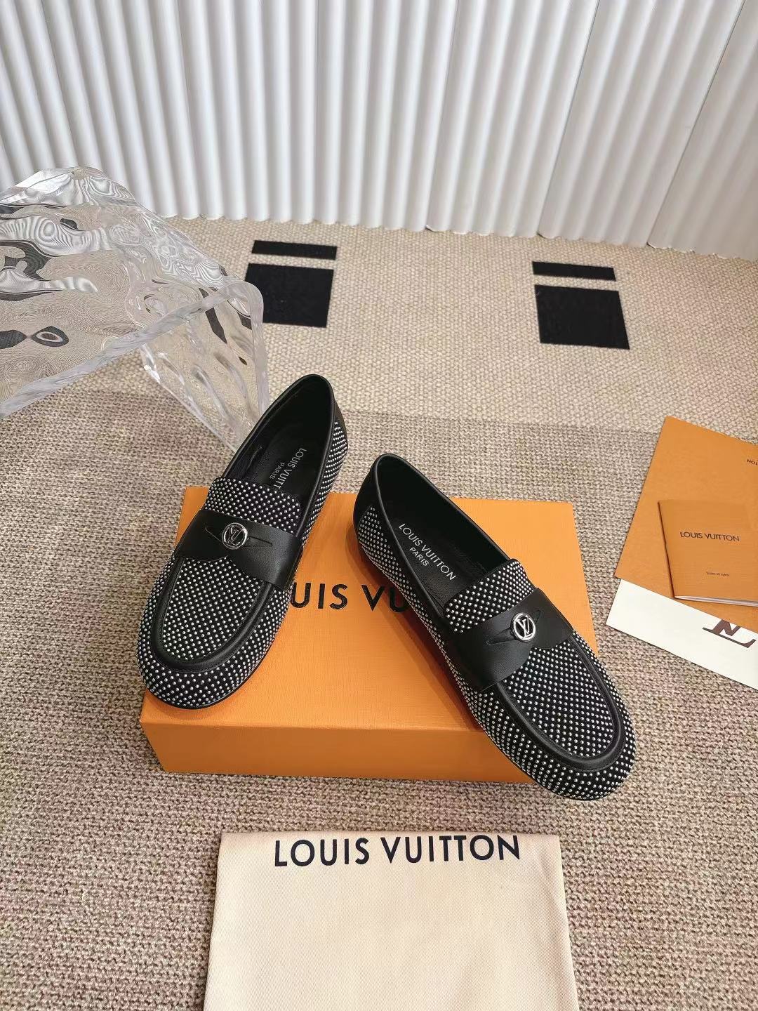 Louis Vuitton Soho Flat Loafer Black
