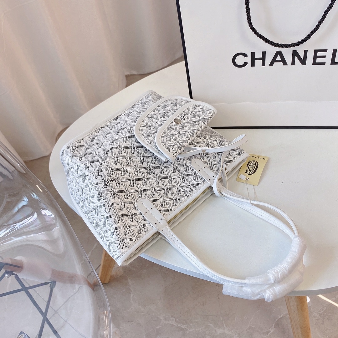 GOYARD ANJOU MINI BAG WHITE 21CM