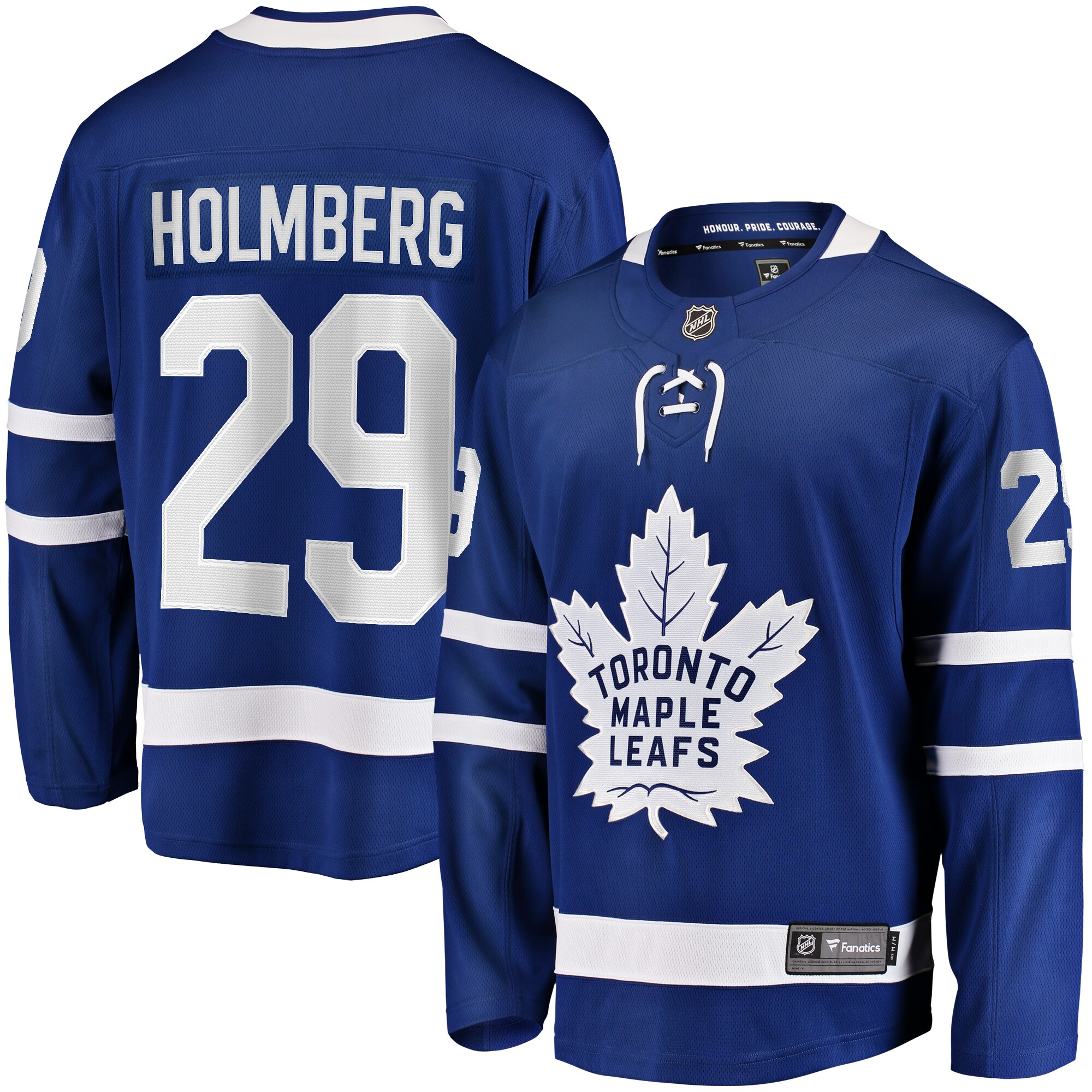 Pontus Holmberg Toronto Maple Leafs Fanatics Home Premier Breakaway Player Jersey – Blue