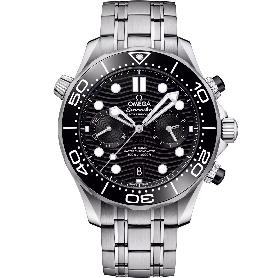 Omega Seamaster Diver 300M 44mm Black Dial Stainless Steel Bracelet 210.30.44.51.01.001