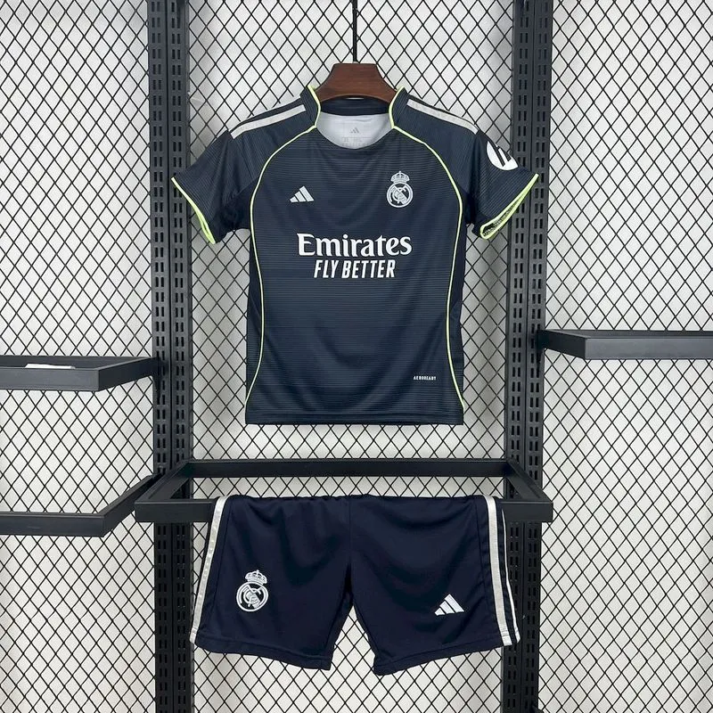2025-26 Real Madrid Away KIDS Football jersey