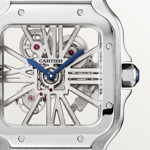 Cartier Santos Collection  New Complete De Cartier Skeleton Set