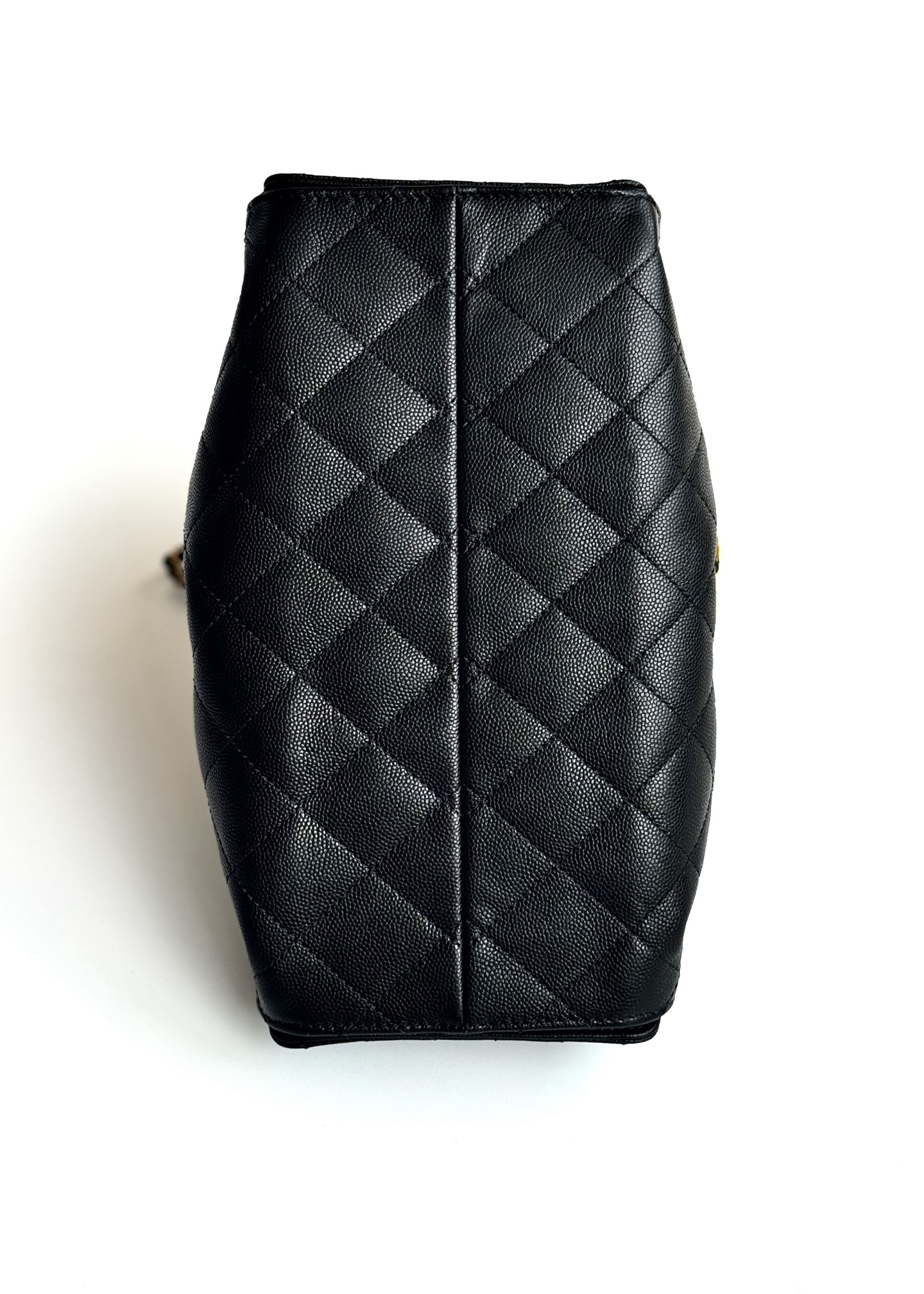 Chanel crossbody bag 25 Medium Handbag Grained Calfskin & Gold-Tone Metal Black 40cm/15.7in
