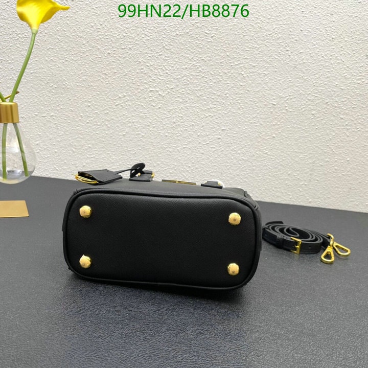 Prada Galleria Saffiano Leather Mini Bag Black 20Cm