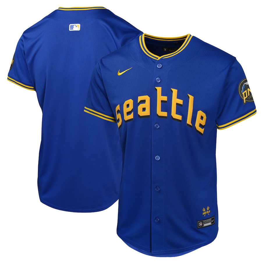 Seattle Mariners Youth City Connect Limited Jersey Blue