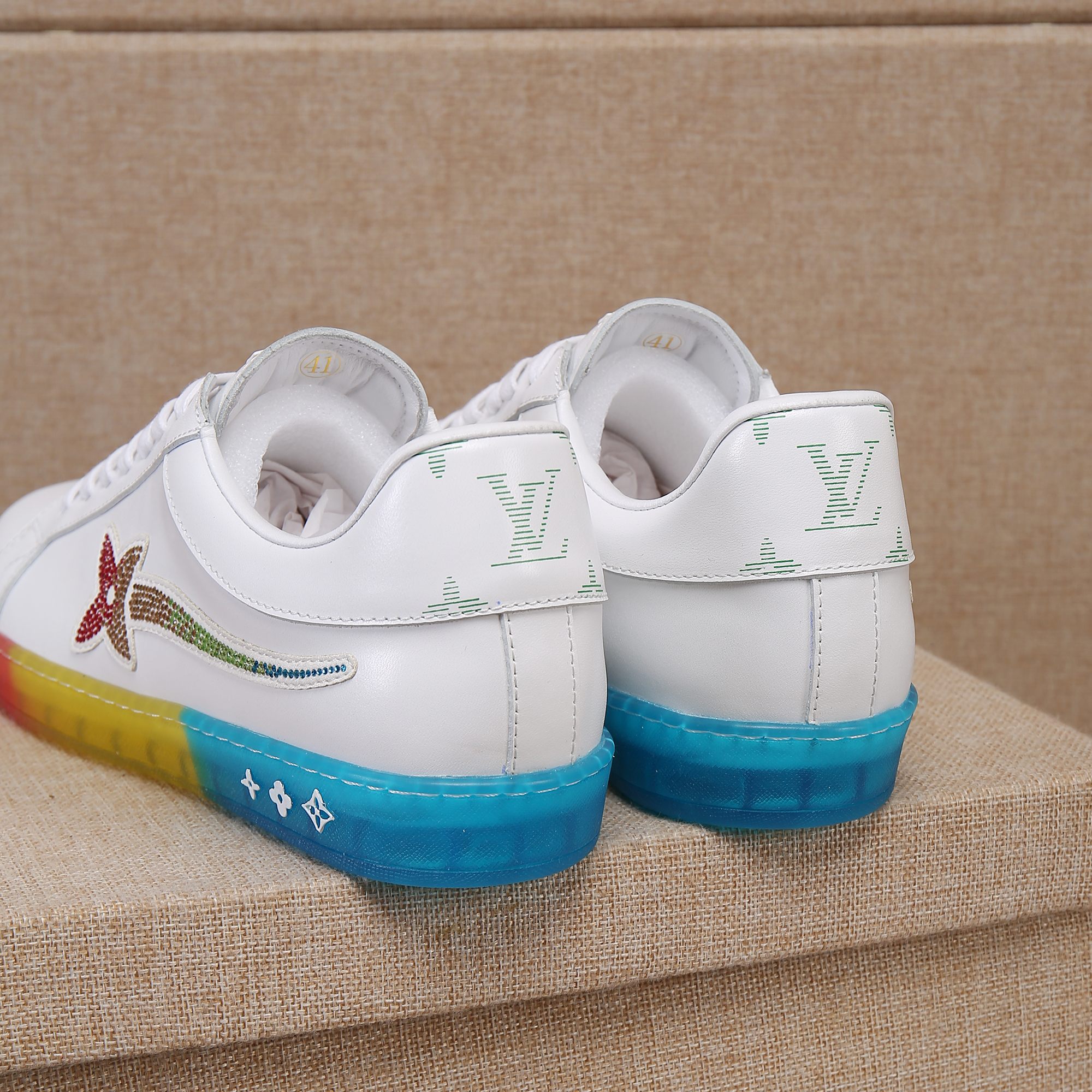 Louis Vuitton Luxembourg Samothrace Sneaker White 1A9G05