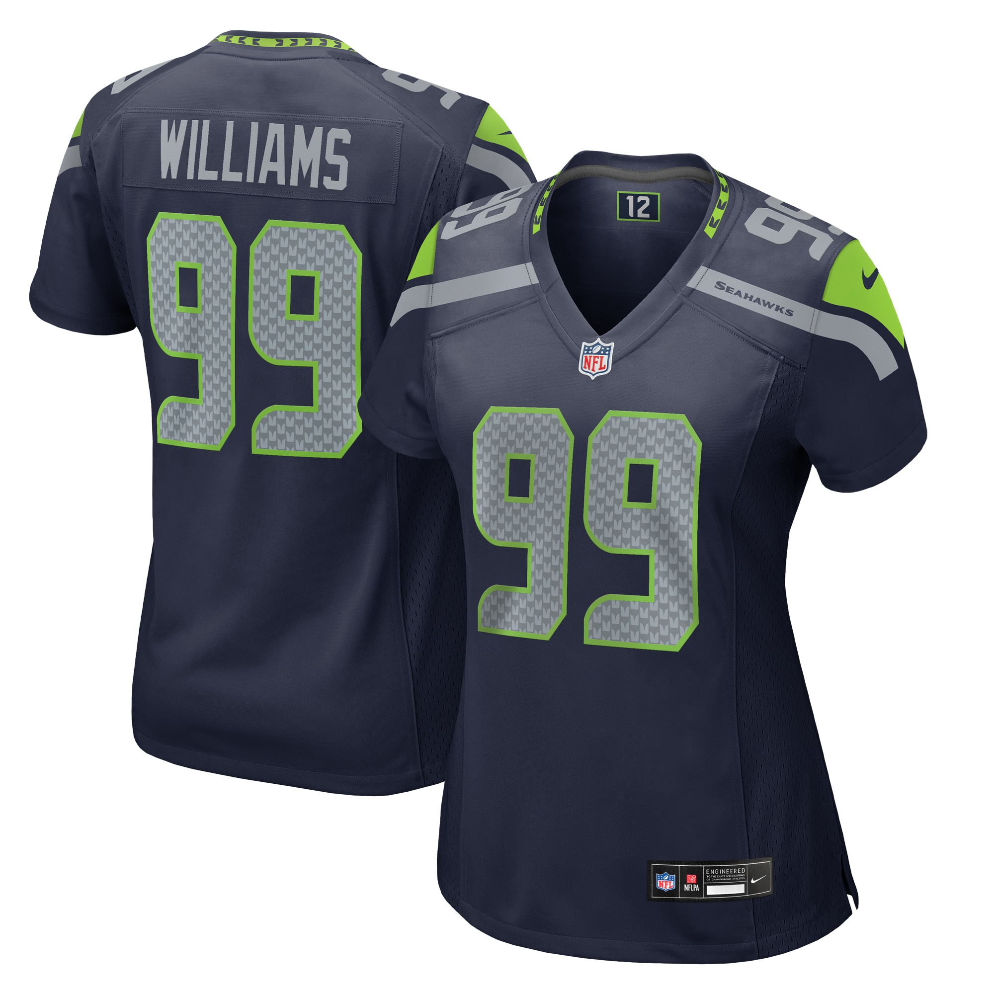 Leonard Williams Seattle Seahawks Nike Women's  Game Jersey - College Navy