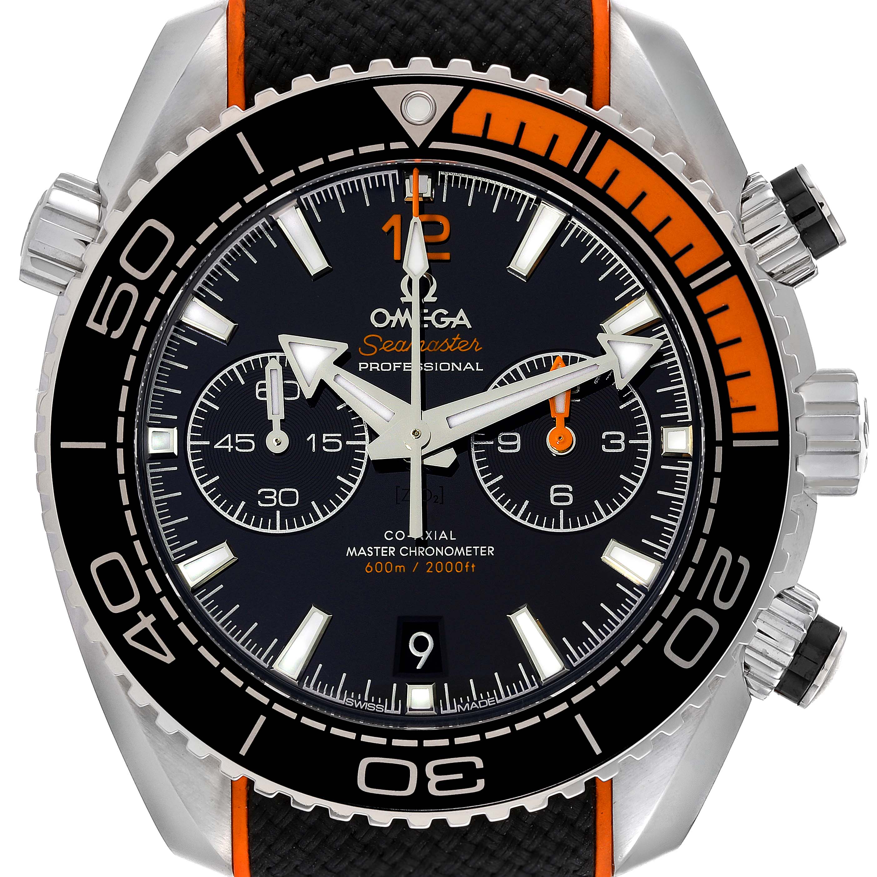 Omega Seamaster Planet Ocean 600M 45.5mm Black Dial Stainless Steel Strap 215.32.46.51.01.001