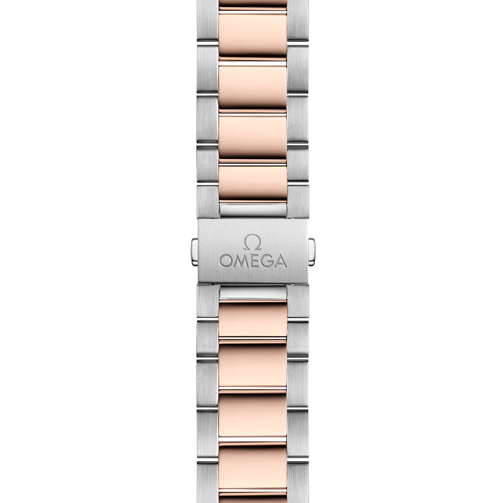OMEGA Seamaster Aqua Terra 38 mm Silver Dial Stainless Steel and Sedna™ 18k Rose Gold Bracelet 220.20.38.20.02.001