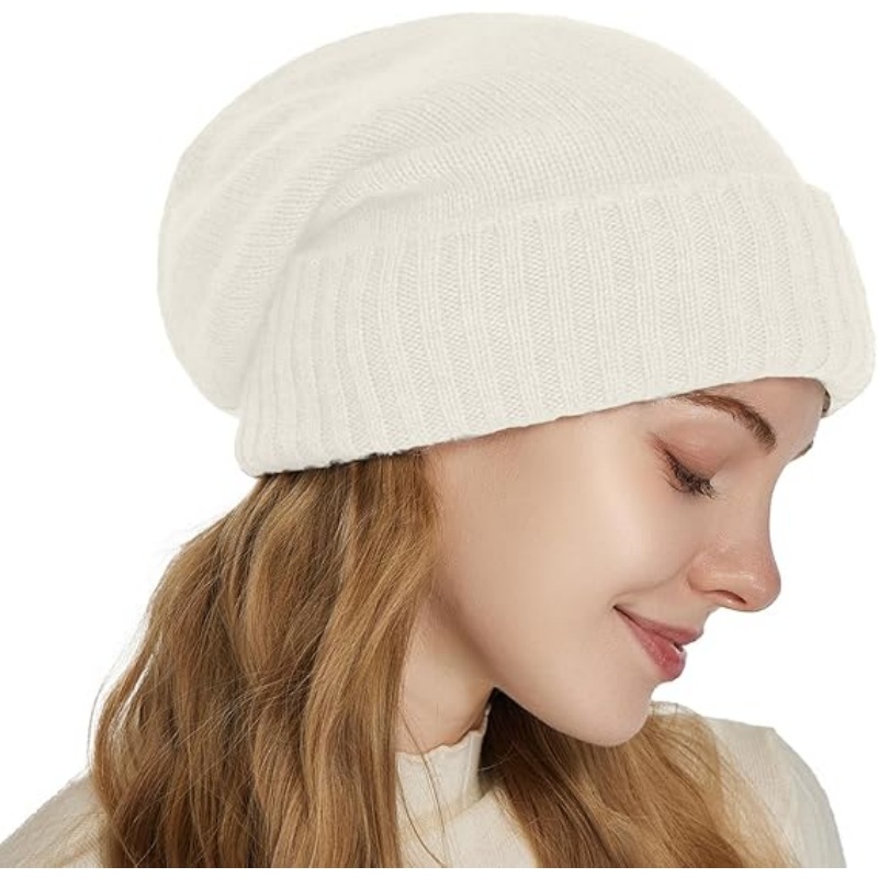 Satin Lined Beanie for Women Hat