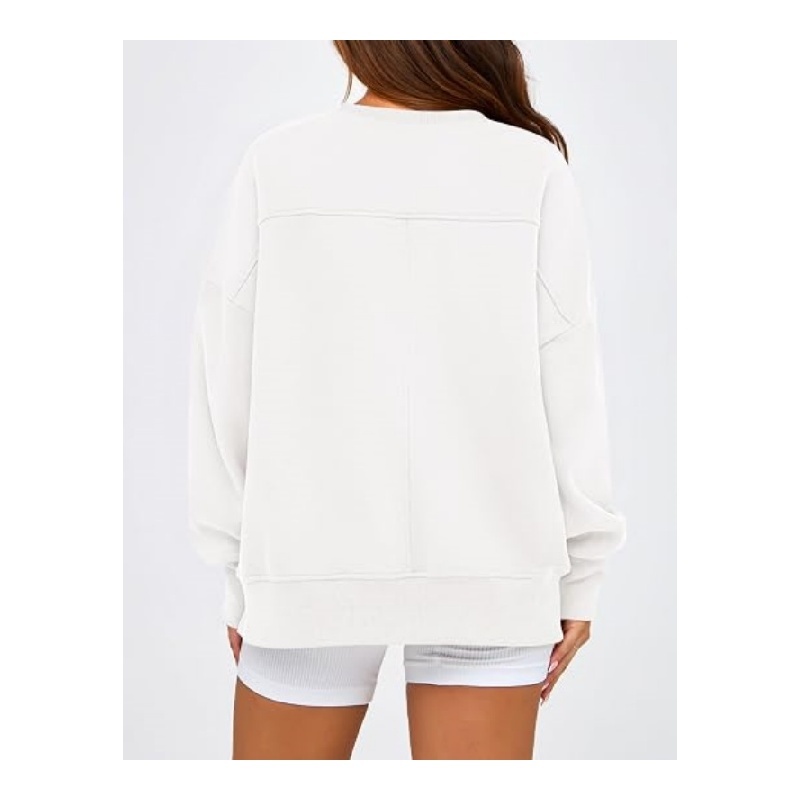 Womens Crewneck Sweatshirts Fleece Pullover