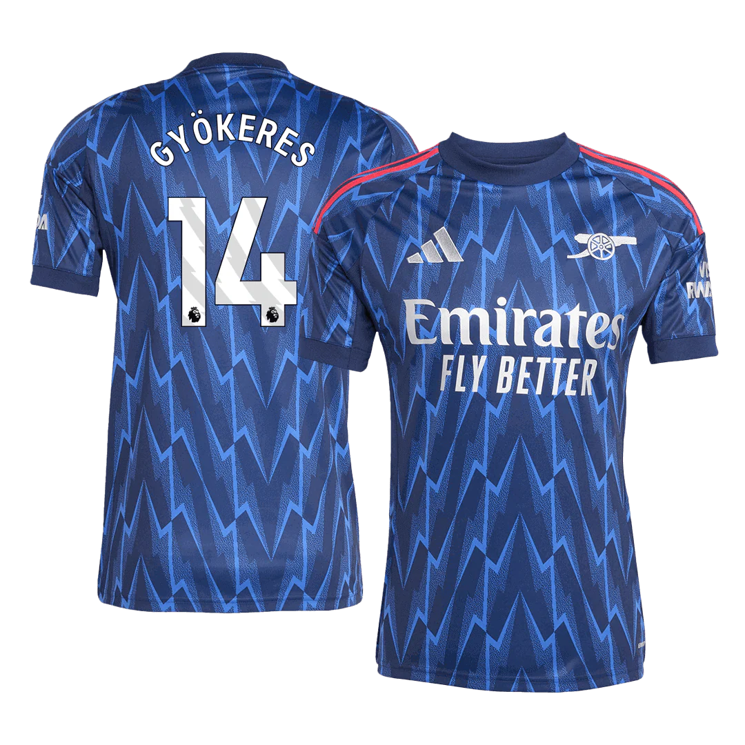 GYÖKERES #14 Arsenal Away Soccer Jersey 2025/26