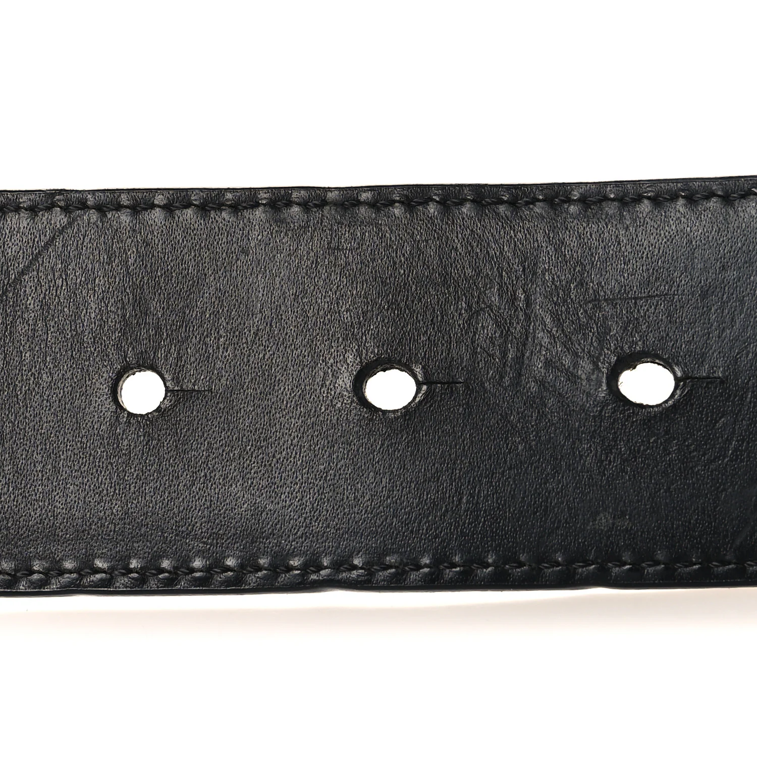 Textured Calfskin 4cm La Medusa 100 40 Belt 100 40 Black