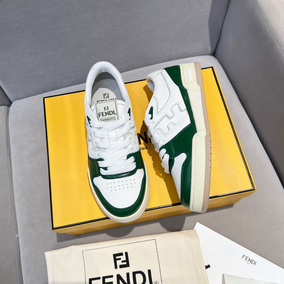 FENDI Match Canvas low-top  sneakers