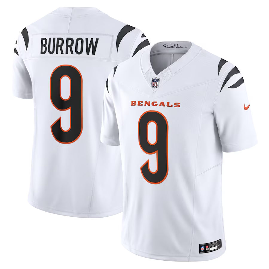 Cincinnati Bengals 9# Joe Burrow  Vapor F.U.S.E. Limited Jersey